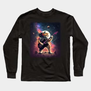 Galactic Groovecat Long Sleeve T-Shirt